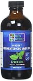 Green Pasture Blue Ice Fermented Cod Liver Oil Liquid, Arctic Mint, 8 fl oz