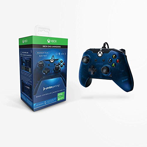 4 PDP+Wired+Controller+Xbox+Midnight+Blue