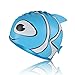 Kids Swim Cap Hicool Fisher Series Waterproof Earmuffs Silicone Swim Cap