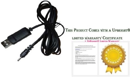 UPBRIGHTUSB 5V DC Cable PC Laptop Charging Power Supply Charger Cord Compatible with Jam HX-P740 HXP740 HX-P740BK HXP740BK HX-P740WT HXP740WT HX-P740RD HXP740RD Storm Wireless Bluetooth Speaker HMDX