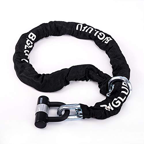 BIGLUFU Bike Lock Motorcycle Chain Locks 5ft/4ft Long Heavy Duty