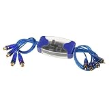 Jili Online 4CH RCA/PHONO Ground Loop Isolator - Hum Noise Eliminator Car Radio Filter