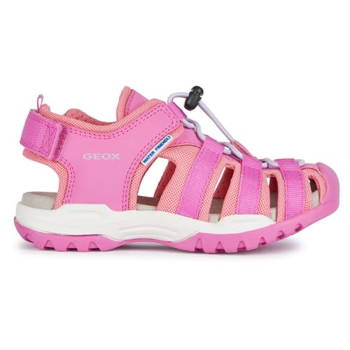 Geox JUNIOR J BOREALIS GIRL SANDALS FUCHSIA/LT CORAL 24_EU