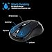 Wireless Mouse Portable 2.4G Optical Mice Office Mouse with Nano Receiver for Notebook PC Laptop Computer MacBook by GOFREETECH, Black