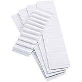 Pendaflex Blank Inserts for Hanging File Folders, 1/5-Cut, White, 2" Wide, Customizable Labels, Perforated & Scored for Easy 