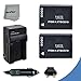 Xtech DMW-BGC10 Battery (2-pack) and Charger for Panasonic Lumix DMC-3D1, TZ18, TZ19, TZ20, TZ25, TZ30, TZ35, ZR1, ZR3, ZS1, ZS5, ZS6, ZS7, ZS8, ZS9, ZS10, ZS15, ZS19 ZS20, ZS25 ZX1 ZX3 Digital Camera