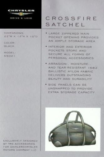 chrysler crossfire luggage set for sale