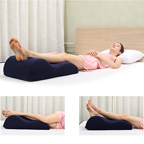 Toparchery Orthopedic Elevated Leg Pillow Bed Wedge Massage Memory