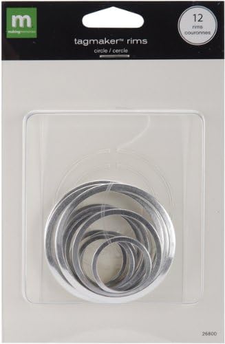 Making Memories Tag Maker Rims-Circle/2 Inch ,1.5 Inch &amp; 1 Inch