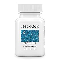 Thorne Research - Biotin 8 - Vitamin B7 (Biotin) for Healthy Hair, Nails, and Skin - 60 Capsules