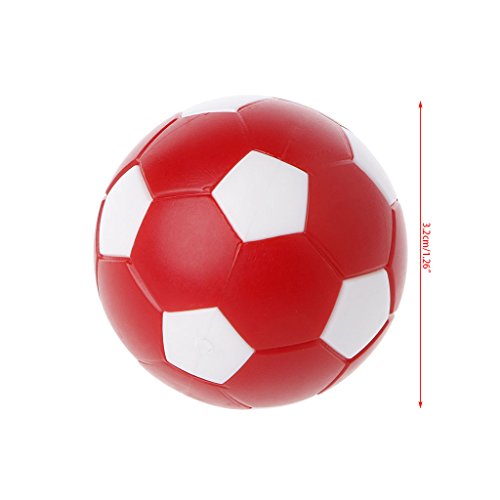 Hacloser Mini Foosball Table Balls, PlasticSoccer Table Indoor Family Sports Toys Game Colorful, 32mm - Thumbnail 7