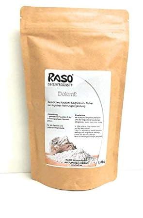 Magnesium - Kalzium DOLOMIT 1Kg VERSANDKOSTENFREI Magnesium natürlich + Kalzium Natürlich - Urgestein Dolomit aus der Natur i
