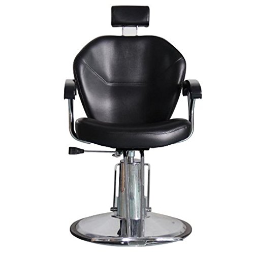 shengyu Hydraulic Reclining Barber Chair Salon Shampoo Beauty Spa Equipment (Black)