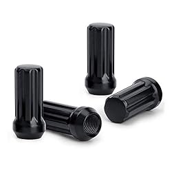 DYNOFIT 14mmx1.5 Wheel Lug Nuts, 32x Black M14x1.5