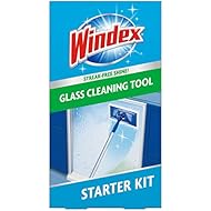 Windex Outdoor All-In-One Glass Cleaning Tool Starter Kit, 1 ct (Packaging May vary)