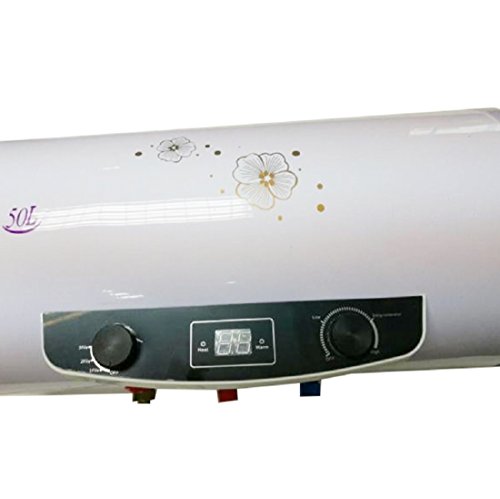 Tinsay 13 Gallon Electric Instant Water Heater Electric Hot Water Heater Heating Tap for Kitchen Barthroom Household 110V