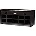 Baxton Studio Entryway Bench, Espresso