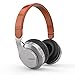 Nubwo Bluetooth Headphones, Hi-Fi Stereo Wireless Headset, Foldable, Soft Memory-Protein Earmuffs, Built-in Mic and Wired Mode for PC/ Cell Phones/ TV (Brown)