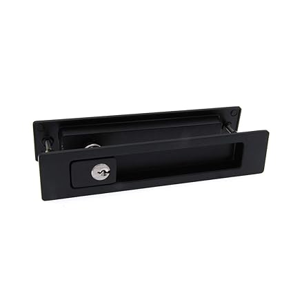 Pocket Door Lock Black