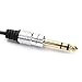 tisino 1/4 inch to 3.5mm Stereo Adapter Cable 6.35mm TRS Male to 3.5mm Female Quarter Inch Headphone Jack Converter AUX Connector Cable - 10 Inch