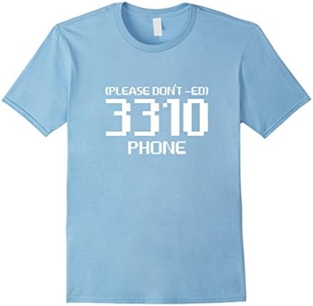 Men's Please Don't - ED 3310 Phone 2XL Baby Blue