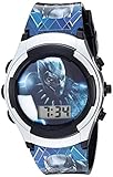 Marvel Analog-Quartz Watch with Silicone Strap, Black, 19.8 (Model: BPM4013)