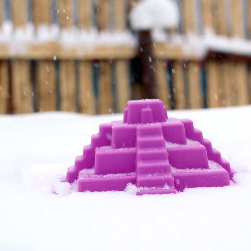 Hape Beach Toy Mayan Pyramid Sand Shaper Mold