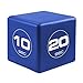 The Miracle TimeCube Timer, 10, 20, 30, and 60 Seconds, for High Intensity Workouts, HIIT Training, Aerobic Improvement, Navy Blue