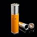 NEW COHIBA Yellow Aluminium Alloy Cigar Jar Tube Humidor W/ Humidifier Hygrometer (Yellow)