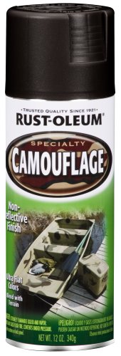 Rust-Oleum 1916830 Camouflage Spray, Black, 12-Ounce