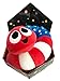 Slither.io Jumbo 24 Bendable Plush Toy in box - Patriot American Flag color