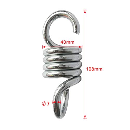 image for YiMusic 12 Pieces Stainless Steel Hammock Chair Ultimate Hanging Kit w