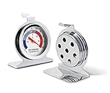Taylor Precision Products Nicolife Classic Series Large Dial Thermometer (2 Pack,Freezer/Refrigerator)