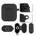 Airpods Case Cover, 6 in 1 Silicone Protective Airpod Case Accessories Airpods Headphone Case with Keychain, for Apple AirPods 2 & 1 Charging Case，BTMAGIC Support Ｗireless Charging (Black)thumb 4