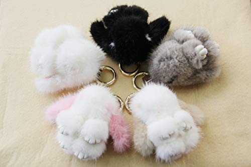 YISEVEN Mini Plüsch Kaninchen Schlüsselanhänger Osterhase Anhänger Fell Kuscheltier Hase Bommel Türdekoration Häschen… – Bild 7