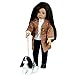 The Queen's Treasures AWSOM Pets! Springer Spaniel Puppy Dog Pet Friend with Leash and Collar for 18 Inch Girl Dolls Like American Girl . Animals and Accessories Designed for 18” Girl Dolls.