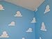 Cloud Stencil Set for Wall Decor: Reusable Stencils for a Kid’s Toy Story Room or Andy’s Room Nursery, 2-Pack Includes 1 Large and 1 Small Cloud Stencil