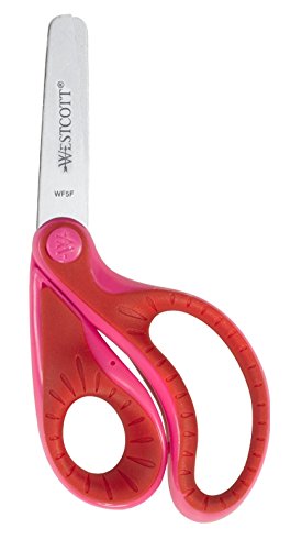 Westcott Kids 5" Ergo Jr. Blunt Scissors, Assorted Colors (16670)