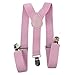 Kids Toddler Baby Boys Suspenders Bow Tie Necktie Set Child Bowtie Braces (Pink)