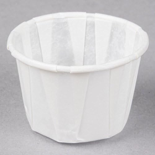 GenpakHarvest Compostable Paper Souffle Cup White 1 oz. | 5000/Case