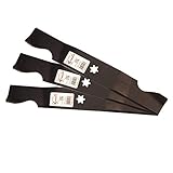 Set of 3, Made In USA Heavy Duty Replacement Blades For Cub Cadet 742-04053, 742-04053A, 942-04053, 942-04053A.