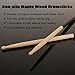 Drum sticks Set 2 Pair 5A Non-Slip Drum Sticks Classic Maple Wood with a Velvet Drawstring Bag(1 red 1 black)