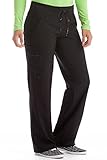 Med Couture Women's 'Activate' Transformer Scrub Pant, Black, Small