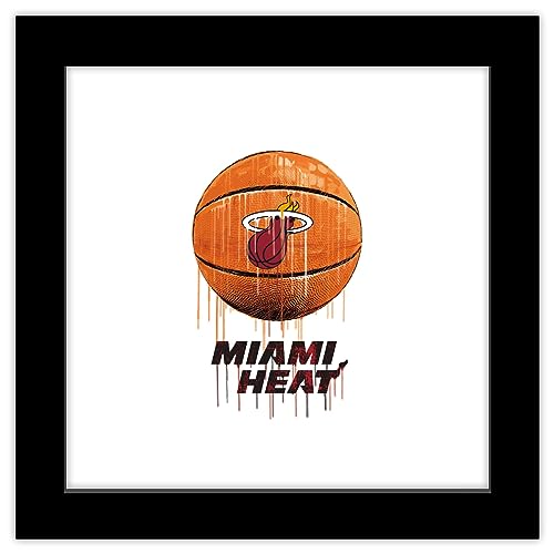 Trends International Gallery Pops NBA Miami Heat - Drip Basketball Wall Art Wal…