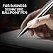 Amlion Custom Engraved Pens Personalized Ballpoint Pen Personalized Gifts for Men Women Twist-Action-Black