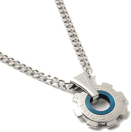 Amazon Co Jp ポリス Police ポリス ネックレス メンズ Police psn01 Reactor ペンダント Silver Blue 並行輸入品 ジュエリー