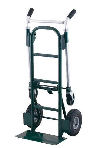 Harper Trucks DTBK1935P Heavy Duty Convertible Hand Truck,Dark Green