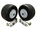 PROVENPART 2 Pack 13X6.5X6 White No Flat Front Solid Tire Puncture Proof Replaces Exmark 103-0065 Includes Bearings Replaces 103-3051 - 1-633584 - 103-0063 - 126-5361 - 1-633585 primary