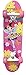 TITAN Flower Princess Pink Girls Skateboard, Single Kick-Board, 24