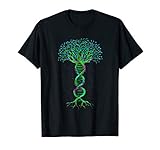 DNA Tree of Life Genetics Colorful Biology Science T-Shirt